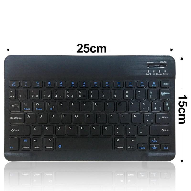 Teclado sem fio recarregável