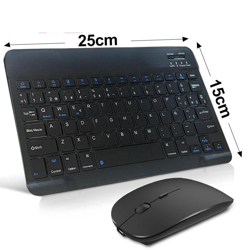 Teclado sem fio recarregável