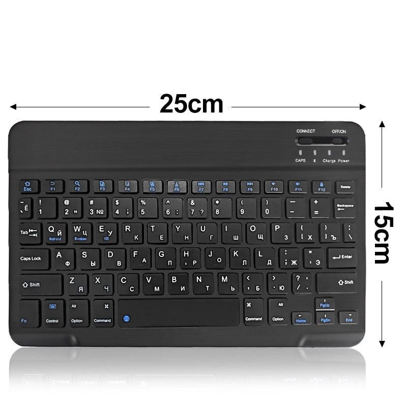 Teclado sem fio recarregável