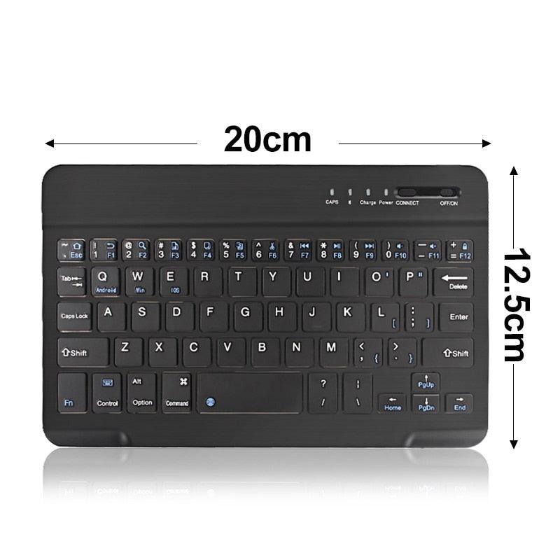 Teclado sem fio recarregável